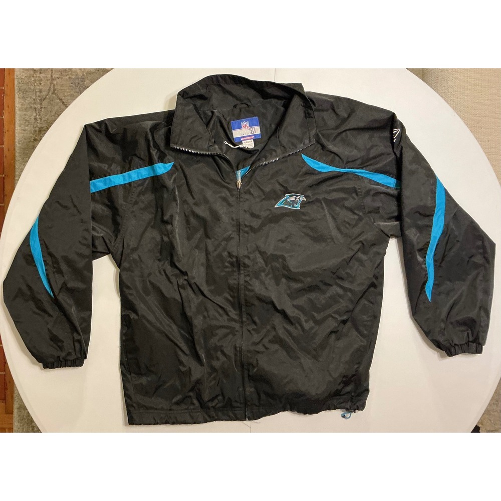 VTG Reebok NFL Onfield Carolina Panthers Windbreaker Jacket Mens XL 81 Proehl‎